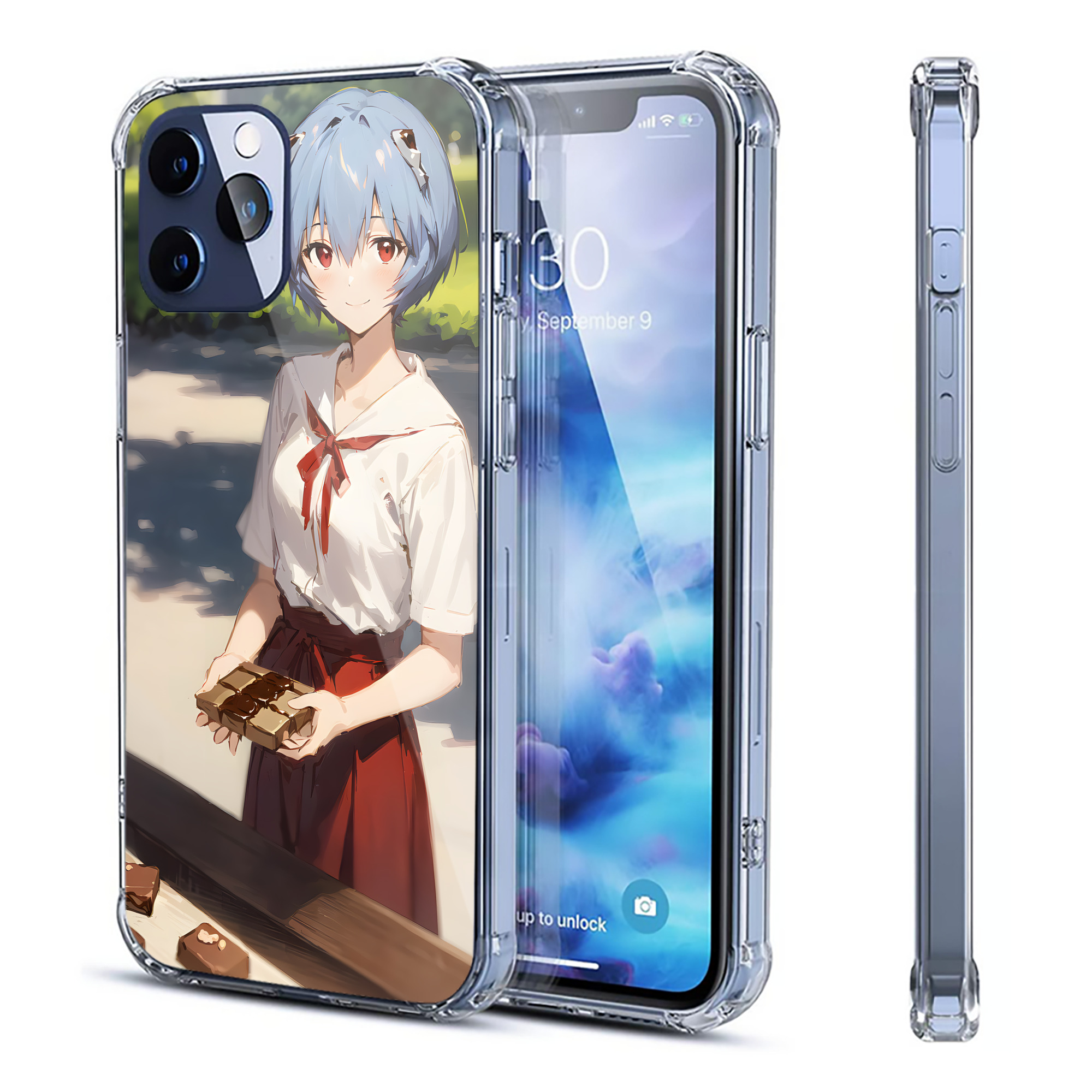 （画像用） EVA 新世紀エヴァンゲリオン 【iPhone 12シリーズ対応】透明スマホケース（クリアソフトケース）